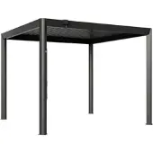 PRIMEYARD Pergola 3,5x3 m, lamellendak, antraciet
