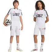 Adidas Sportbroek 'Lamine Yamal' rood / zwart / wit