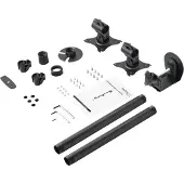 StarTech.com Bureau ondersteuning - - Verticaal - 2 schermen - 70 cm - 20 kg Max - VESA 75x75/100x100