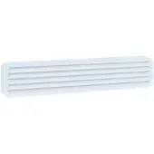 Nedco Deurrooster 451,5X91,7Mm 2-delig Wit
