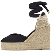 Castañer Espadrilles 'Chiara' lichtbeige / zwart