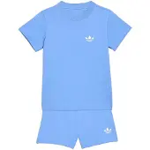 Adidas Originals sportset - blauw Jongens/Meisjes Katoen Ronde hals Printopdruk - maat 62