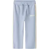 Name it Broek pastelblauw / lichtgeel / wit