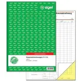 Sigel Kassarekening van Sigel SD006, zelfkopiërend, DIN A4, 2 x 40 vellen