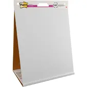 3M Super Sticky Flipoverblok met Staander Blanco Zelfklevend 50,8 x 58,4 cm Wit 20 Vellen