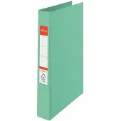 Esselte Colour'Breeze ringmap, 2 ringen, PP, ft A4, met harde kaft, groen - 10 stuks