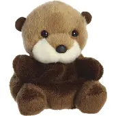 Aurora Palm Pals Serie - Wydra Knuffel - 12 cm - Bruin - Zacht