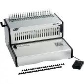 GBC CombBind CB30E Pro - Inbindmachine, 500 vel, perforeercapaciteit 30 vel, A4, intrekbare perforatiepennen, zilver
