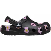 Crocs Klomp Toddler Classic Flower Clog Black-Schoenmaat 19 - 20