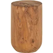 Woood Viri Bijzettafel - Hout - Naturel - 40x35x35