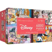 Trefl Prime - Legpuzzel - 6000 Stukjes - Disney Sprookjesboek - Onregelmatige Vormen