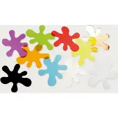 TickiT Regenboog 'splat' vormen