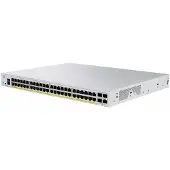 Cisco CBS350-48FP-4X, Beheerd, L2/L3, Gigabit Ethernet (10/100/1000), Geschikt voor rackmontage