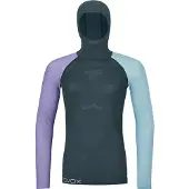 Ortovox - Women's 120 Comp Light Hoody - Merino-ondergoed M, blauw