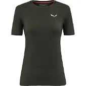 Salewa - Women's Cristallo Warm AMR Tee - Merino-ondergoed 36, olijfgroen