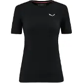 Salewa - Women's Cristallo Warm AMR Tee - Merino-ondergoed 38, zwart