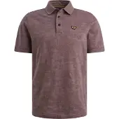 PME Legend Shirt 'Polo shirt with allover jacquard pattern' lila