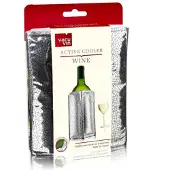 Sans marque Vacu-vin Actieve Koeler Wijn Zilver, Chroom