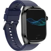 INF Smartwatch, ECG, hartslag, bloeddruk, slaap, stappenteller siliconen band Blue