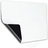 INF Magnetisch whiteboard voor koelkast - A3 en A4, zacht magnetisch met veeg schoon oppervlak White A4