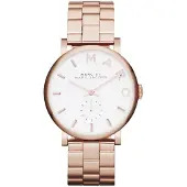 Marc Jacobs MBM3244 Baker Rose Verguld Dameshorloge