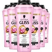 Gliss kur Gliss-Kur Shampoo - Vloeibare zijde, 6 x 250 ml