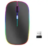 INF Draadloze Bluetooth-muis USB-opladen SilverGrey