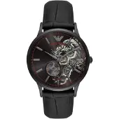 Giorgio Armani Emporio AR60046 Meccanico Skeleton Black Men's Watch