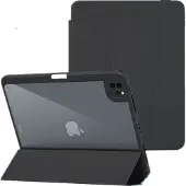 INF Magnetische behuizing met standaardfunctie Black iPad Pro 12.9 2018/2020/2021