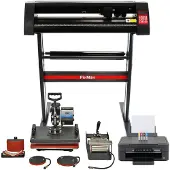MonsterShop Vinylsnijder, 5 in 1 hittepers &amp; Epson printer