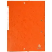 Exacompta 25x Elastomap Maxi capacity in glanskarton 425gm2 - A4 - Oranje - 17117H