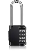 INF Lock 4-cijferige lange trui Zwart