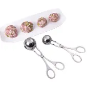 INF Gehaktballentang / schep voor gehaktballen, 2-pack met 2 maten