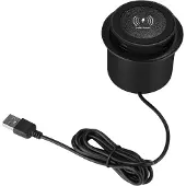 Semoic 10W Snelle Draadloze Oplader - Up Desktop Ingebouwd wit