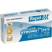 Rapid Nieten 24/6 staal strong 1000 stuks