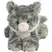 Aurora Knuffel Mini Flopsie Lily grijzen kat 20,5 cm
