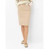Brax Raphaela by Dames Rok Style PAMINA SKIRT SAND, lichtbruin,