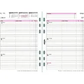 Chronoplan Weekplanner 2027, A5, 1 week/2 pagina's, universele perforatie