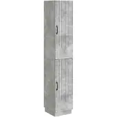 vidaXL Kast Set 2 pcs Betongrijs Bewerkt hout