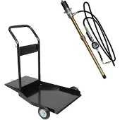 JBM 50935 Oliepompkit & Slang & Digitale Oliepistool & 50924 Speciale Trommeldragerkar