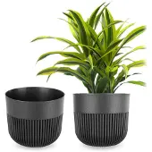 Kadax Bloempot Alia 17 grafiet
