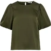 Vila Ellette Puff Blouse Met Korte Mouwen