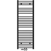 LuxeBath Badkamerradiator middenaansluiting 500x1500 mm antraciet recht met onderaansluitset