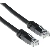 ACT IB9903 LSZH U/UTP CAT6 Patchkabel Zwart - 3 meter