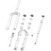 RockShox Reba Boost Solo Air 120 Mm