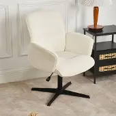 Sweiko Bureaustoel - Stof fauteuil - Ergonomisch - Draaibaar - Beige