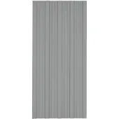 vidaXL Dakpaneel 12 st Grijs 100 x 45 cm Verzinkt staal