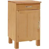 Notio Living Alby Onderkast met Lade en Deur - Naturel Massief Grenen - 50 cm