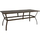 Syfax Tuintafel 190x80x72 cm staal bruin