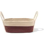 HEMA Mand 34x13cm Touw Beige